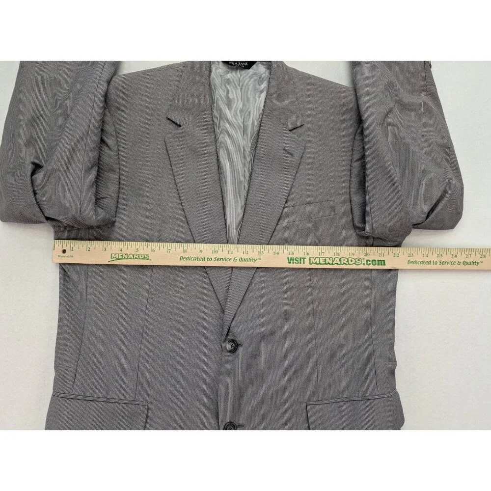 Jos. A. Bank Men's Blazer Jacket Sport Coat Size 44L Gray Pinstripe